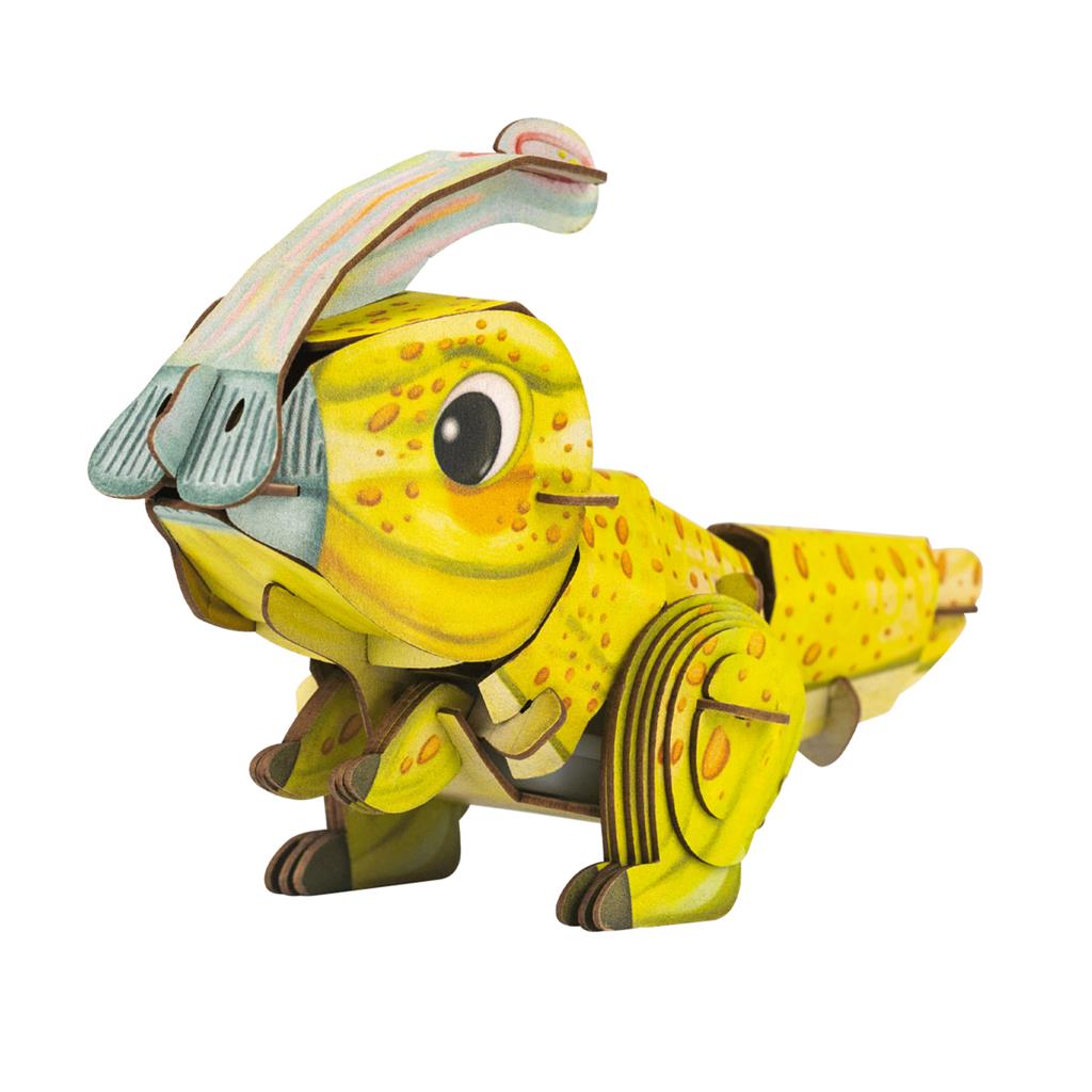 Puzzle 3D Construction - Parasaurolophus