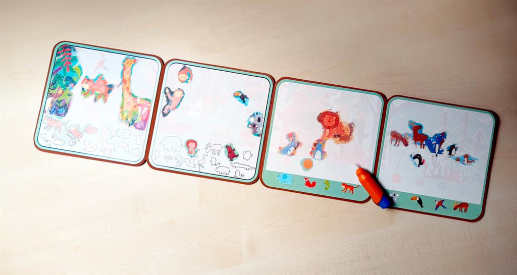 Peinture Magique à L'Eau - Animaux De La Forêt