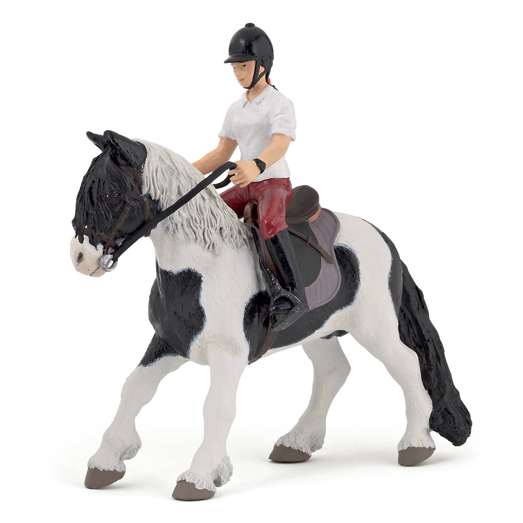 Figurine Poney avec selle Papo - cheval