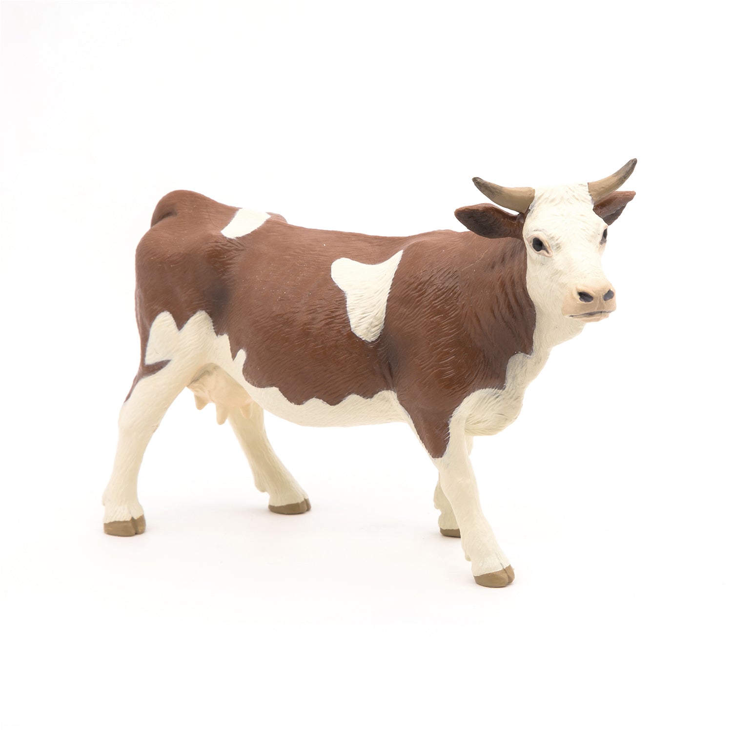 Figurine Vache simmental Papo - animal de la ferme