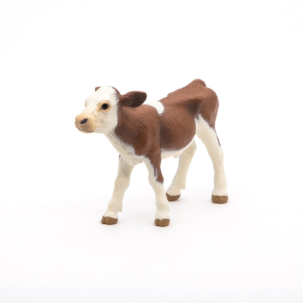Figurine Veau simmental Papo - animal de la ferme