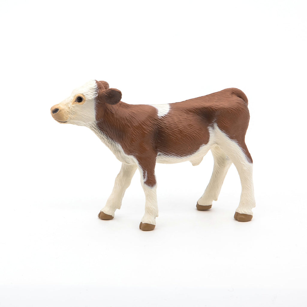 Figurine Veau simmental Papo - animal de la ferme