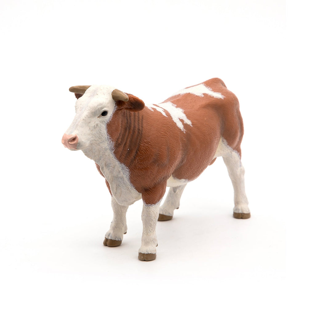 Figurine Taureau simmental Papo - animal de la ferme