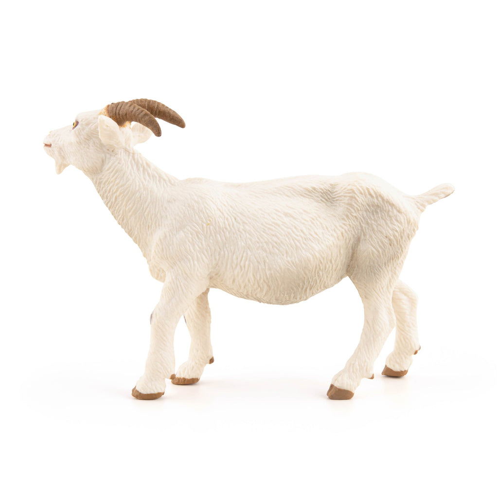 Figurine Chèvre blanche Papo - animal de la ferme
