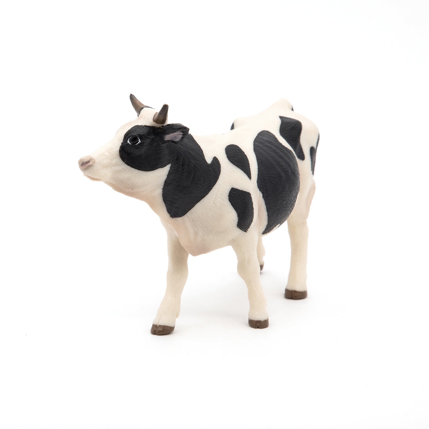 Figurine Vache noire et blanche Papo - animal de la ferme