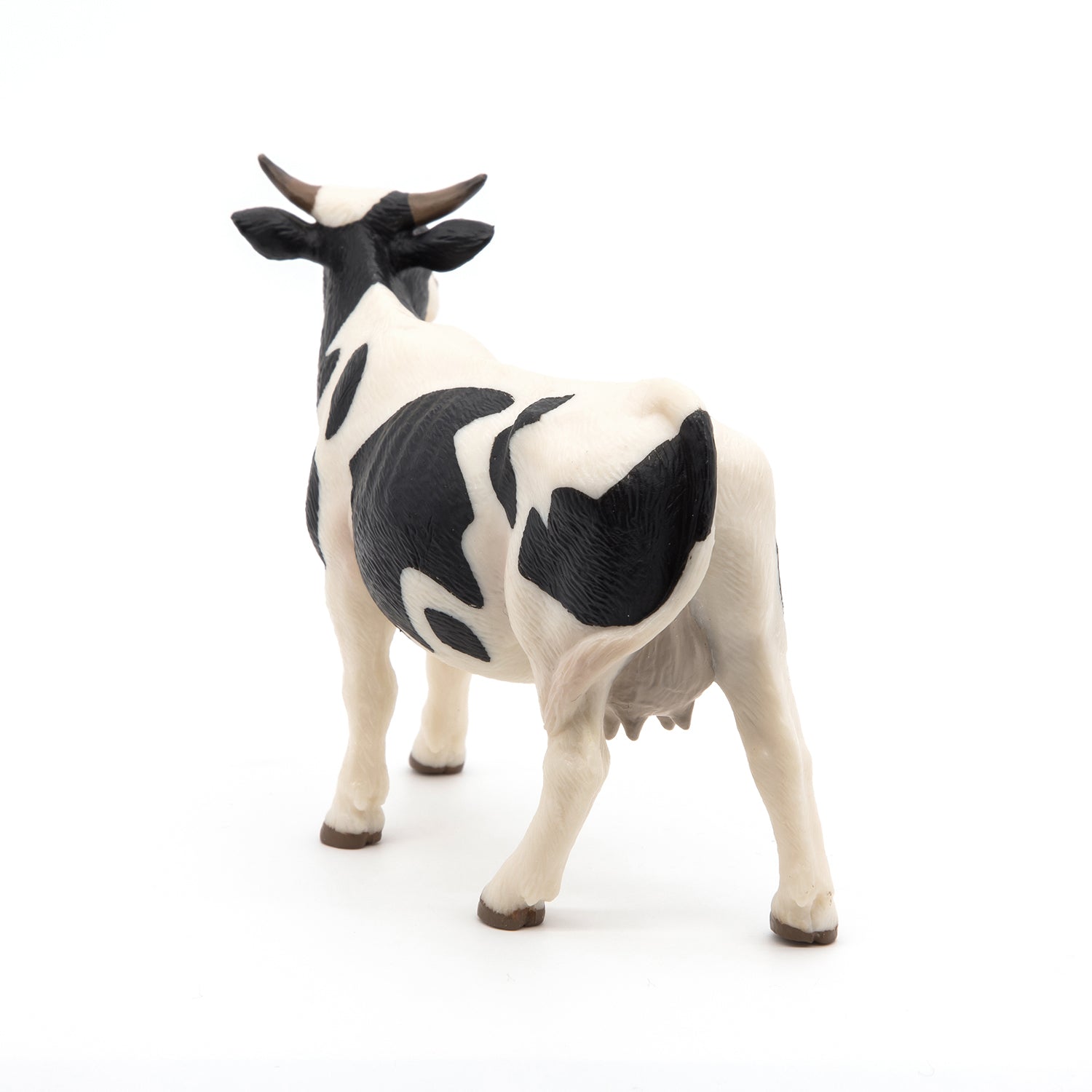 Figurine Vache noire et blanche Papo - animal de la ferme