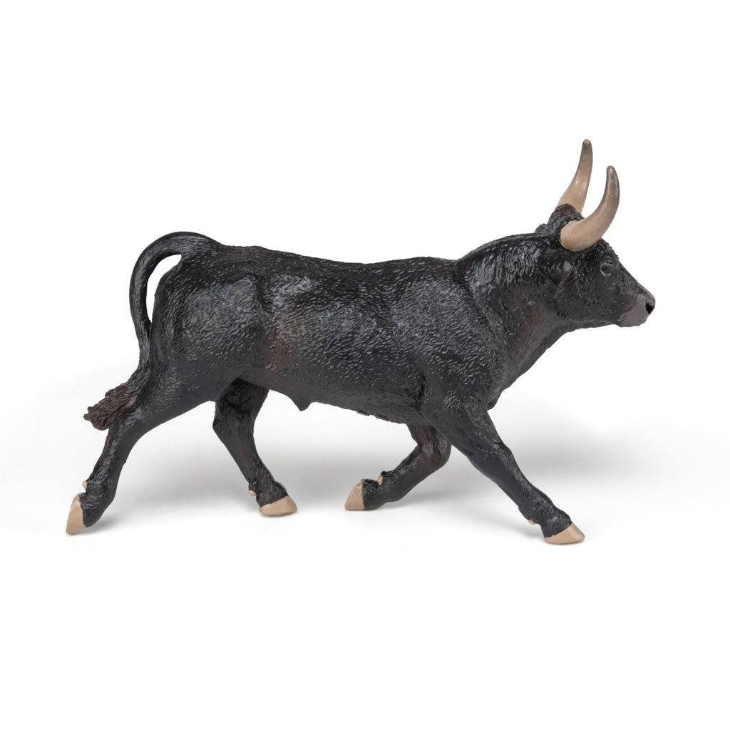 Figurine Taureau Camarguais Papo - animal de la ferme