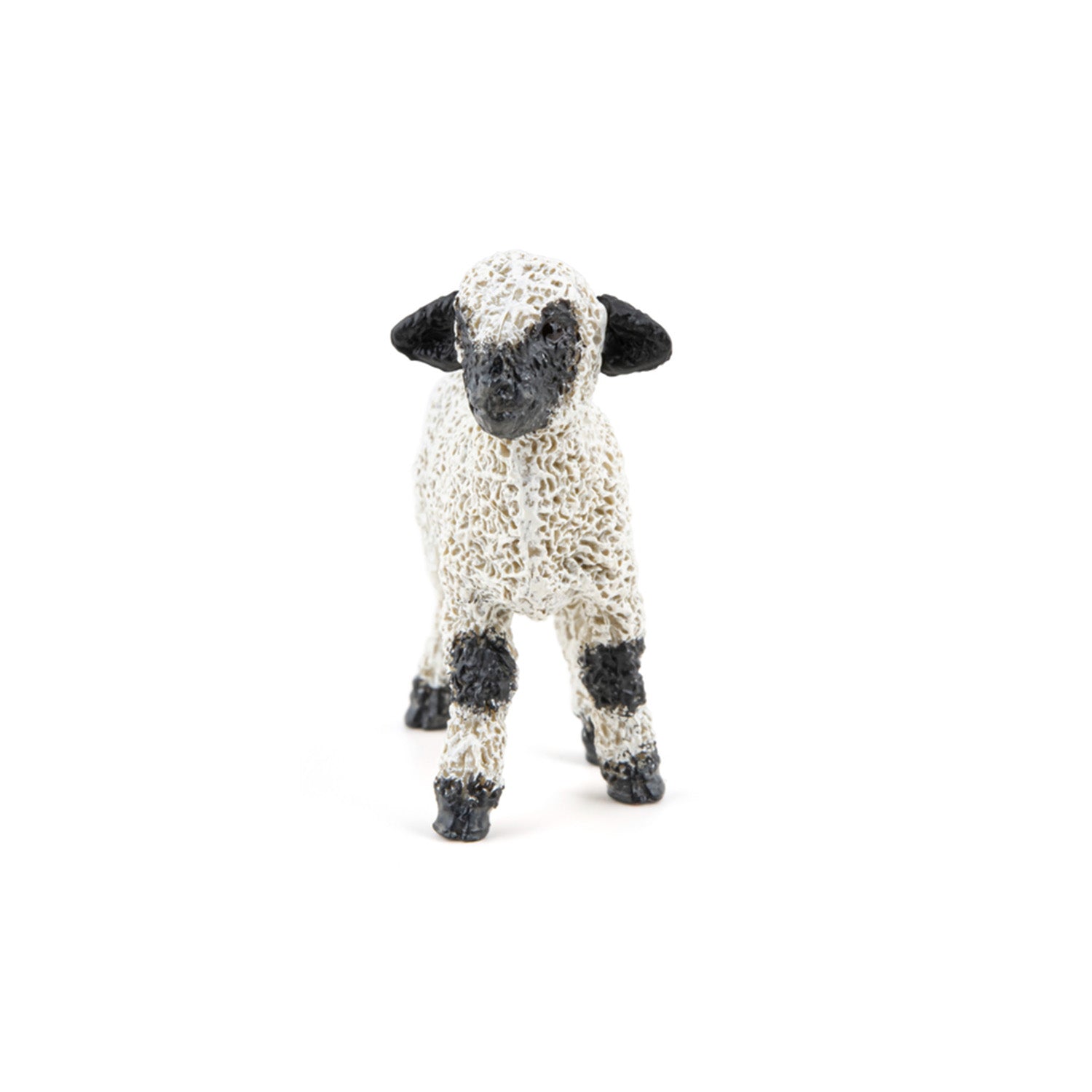 Figurine Agneau nez noir du Valais Papo - animal de la ferme