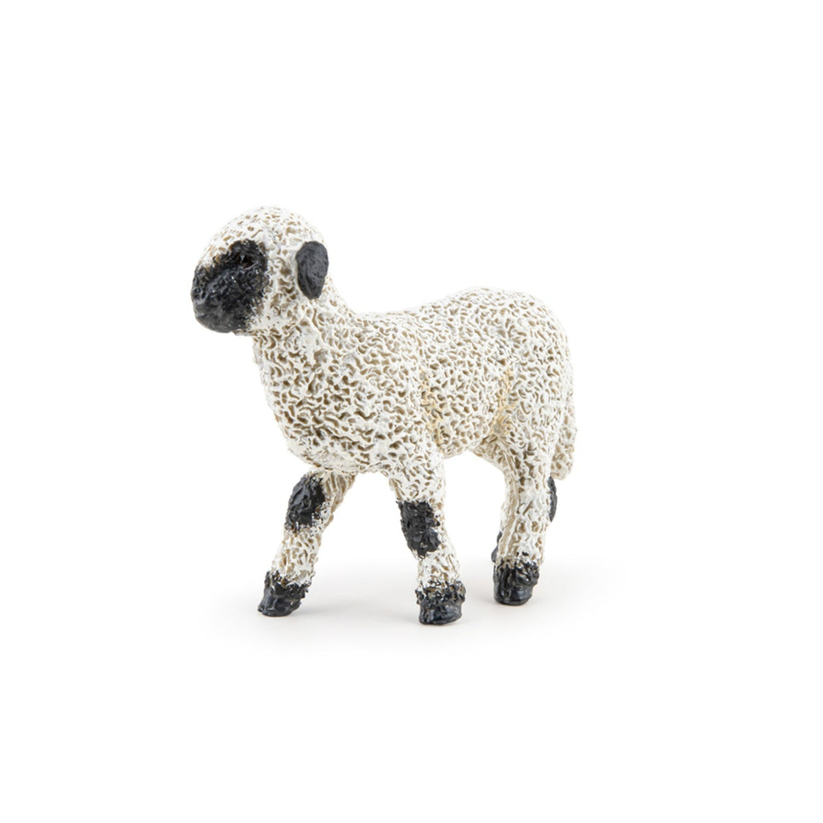 Figurine Agneau nez noir du Valais Papo - animal de la ferme