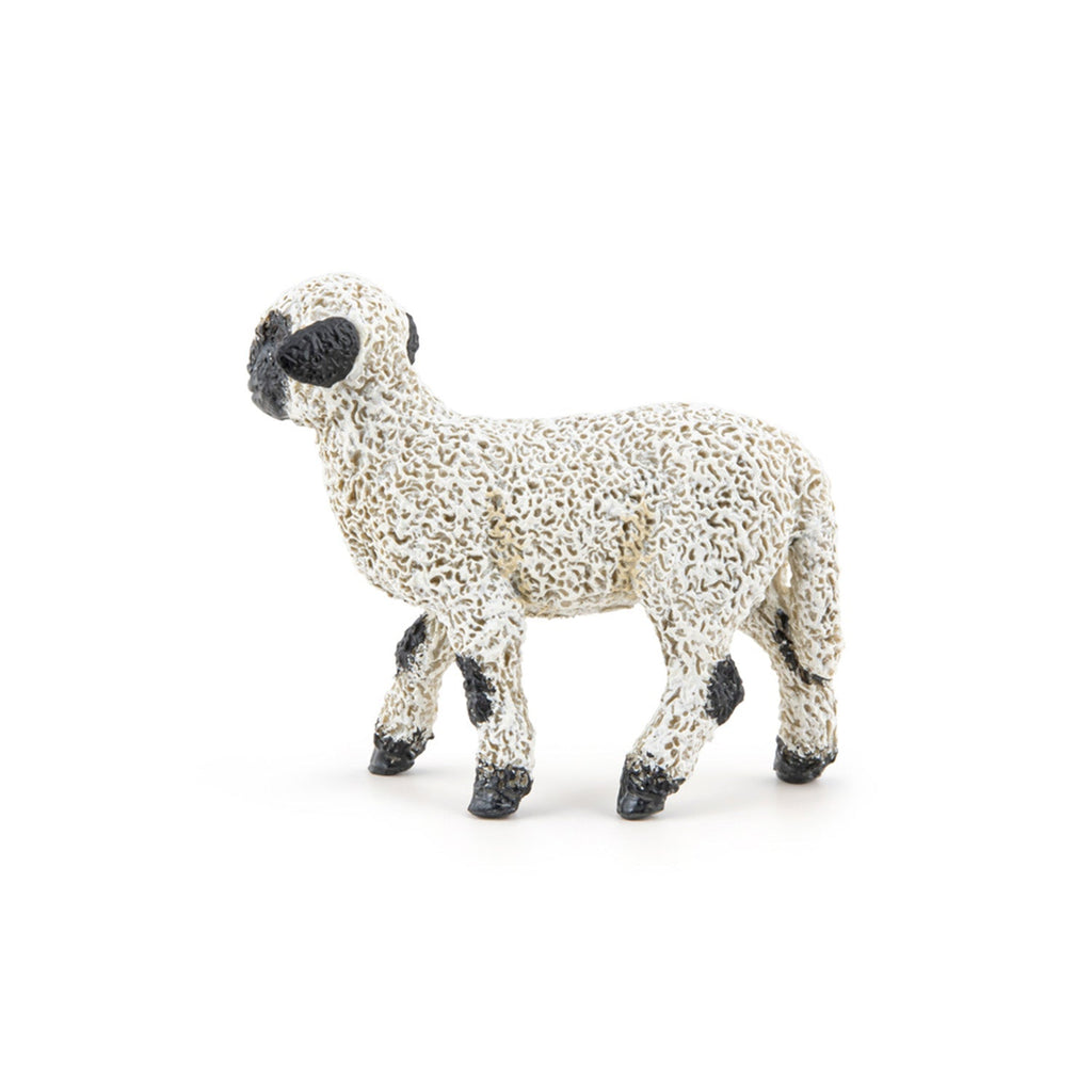 Figurine Agneau nez noir du Valais Papo - animal de la ferme