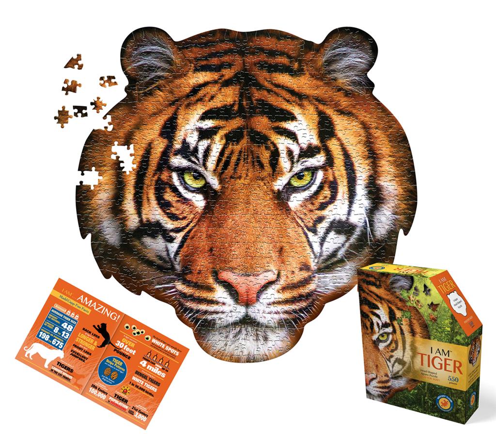 Puzzle animal Tigre 550 pièces Madd Capp