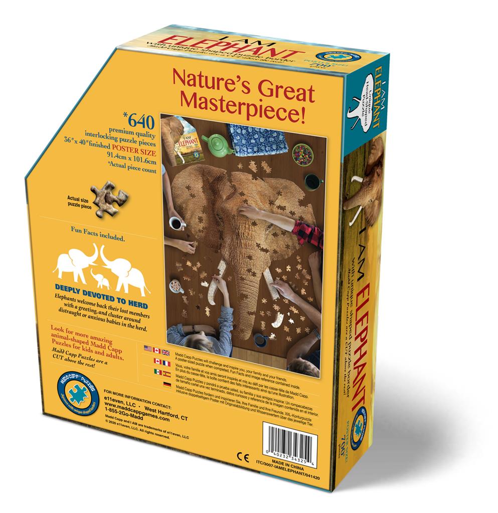 Boîte du puzzle Éléphant Madd Capp
