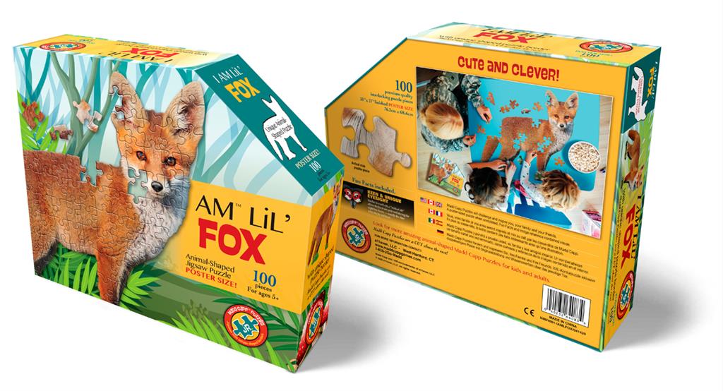 Puzzle animal Renard 100 pièces Madd Capp
