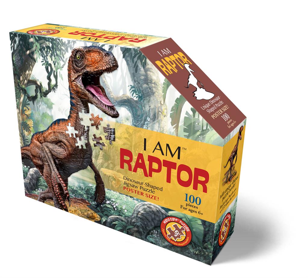 Puzzle Raptor 100 pièces - détail Madd Capp