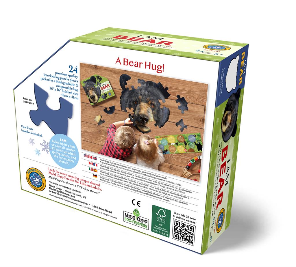 Boîte du puzzle Ours 24 pièces Madd Capp