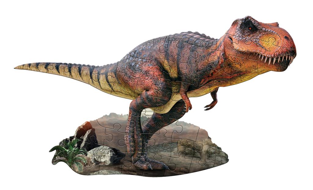 Puzzle dinosaure T-Rex 48 pièces - détail