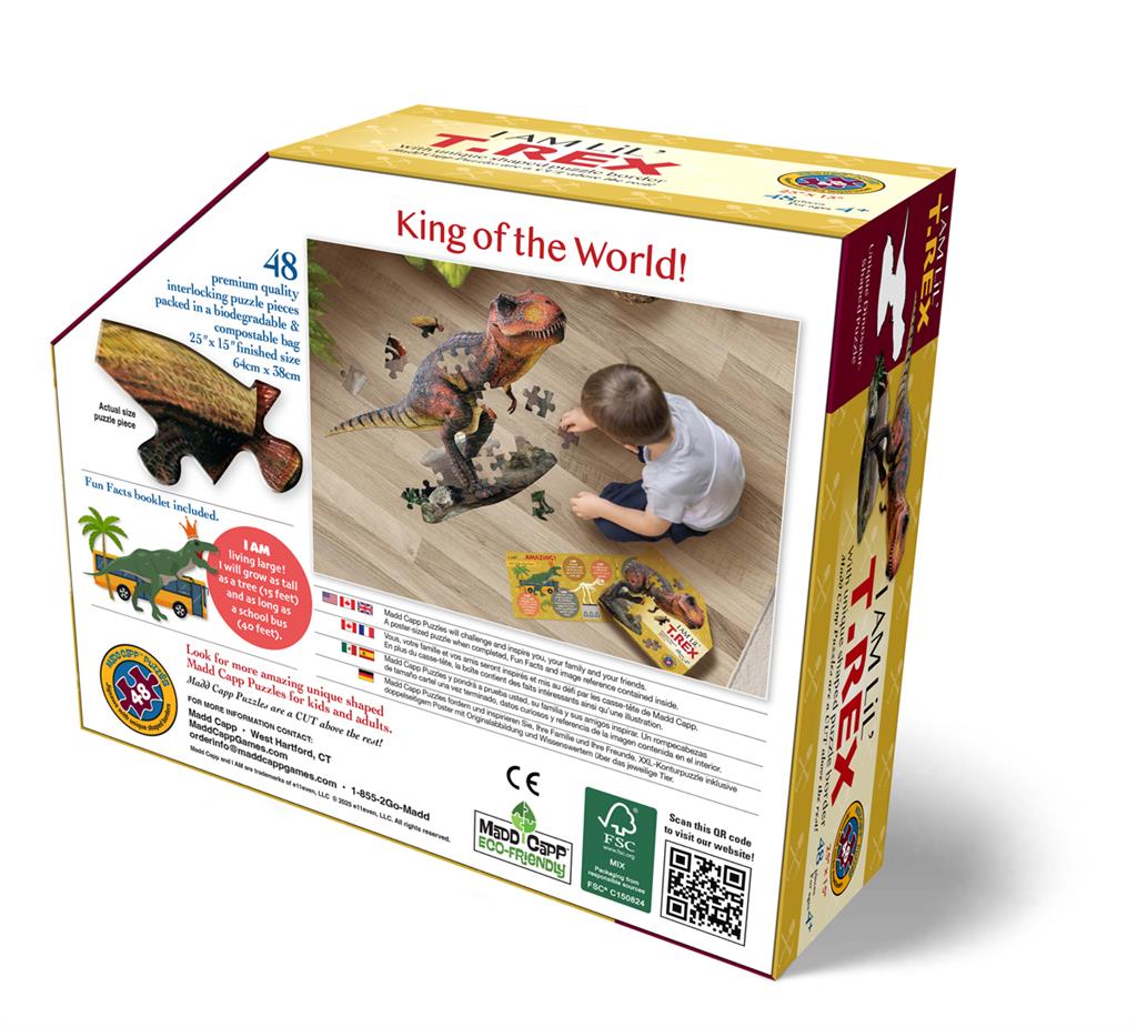 Boîte du puzzle T-Rex Madd Capp