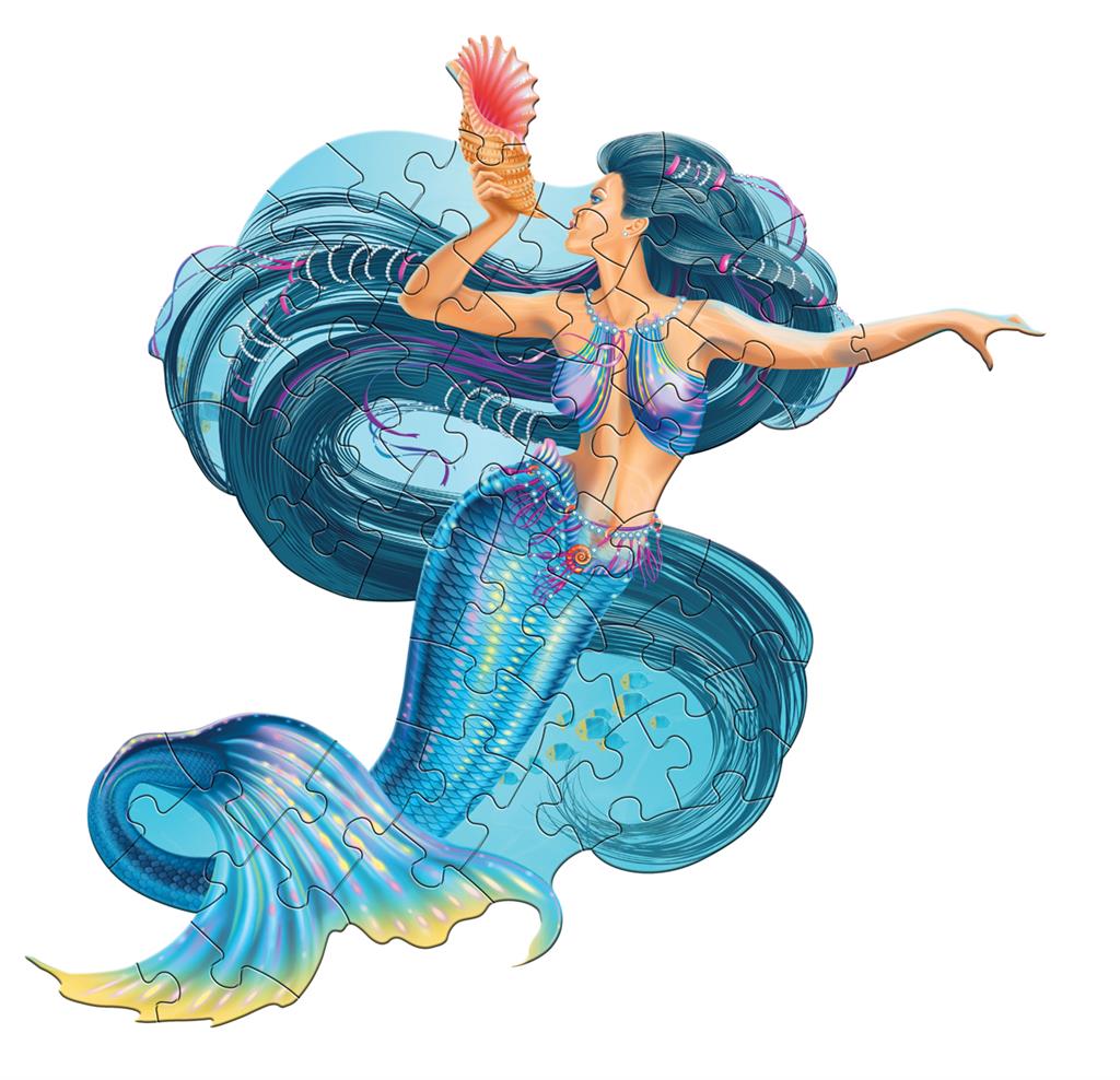 Puzzle Sirène 48 pièces - détail