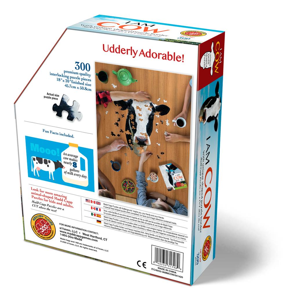 Puzzle Vache 300 pièces - emballage Madd Capp