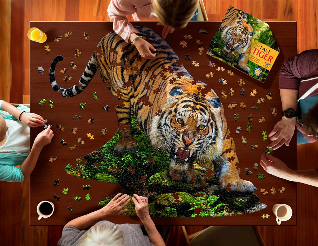 Boîte du puzzle Tigre 1000 pièces Madd Capp