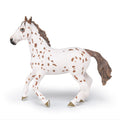 Figurine Jument appaloosa brune Papo - cheval