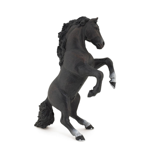 Figurine Cheval cabré noir Papo - cheval