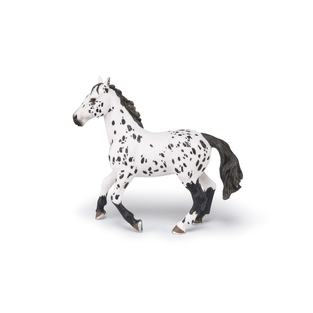 Figurine Cheval appaloosa noir Papo - cheval