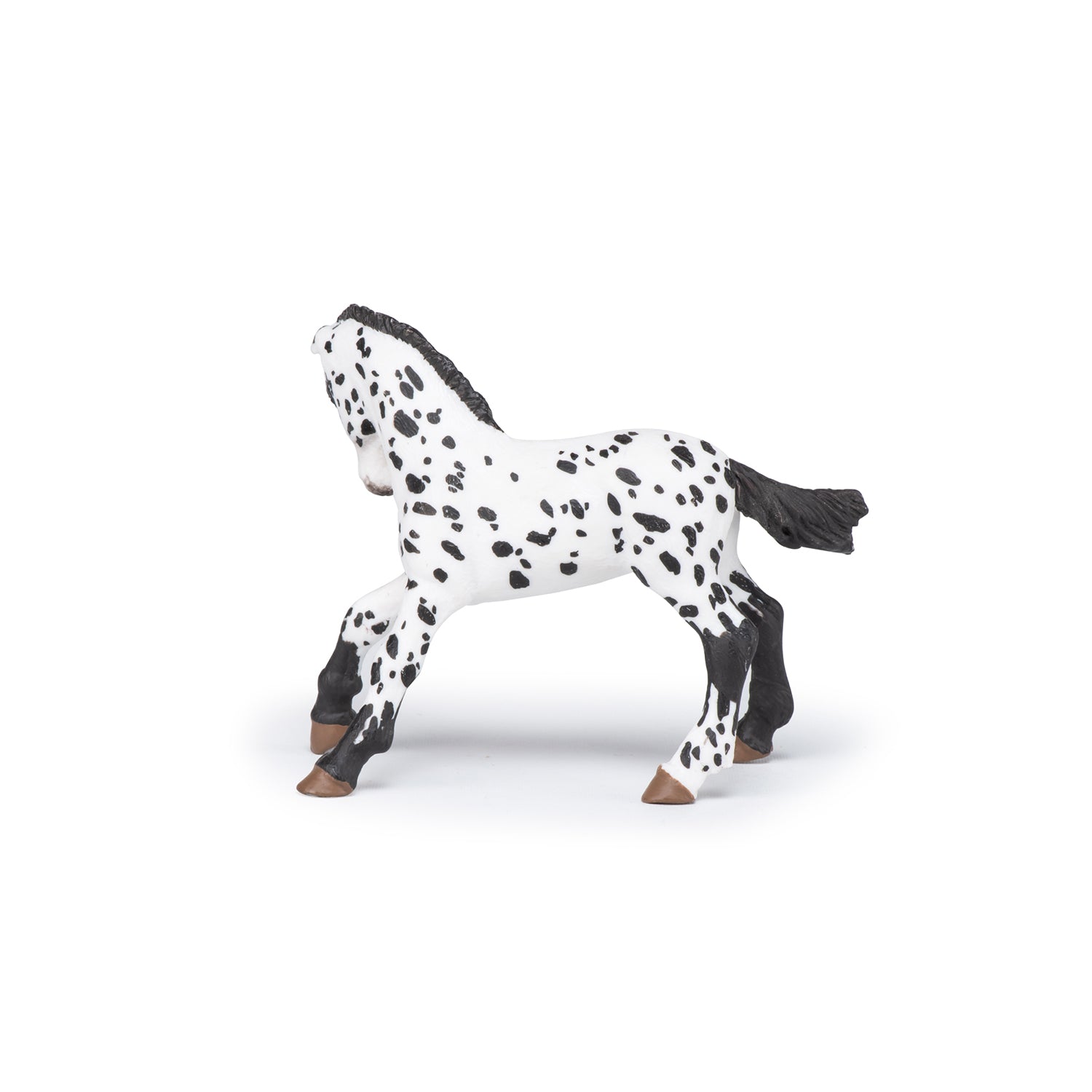 Figurine Poulain appaloosa noir Papo - cheval
