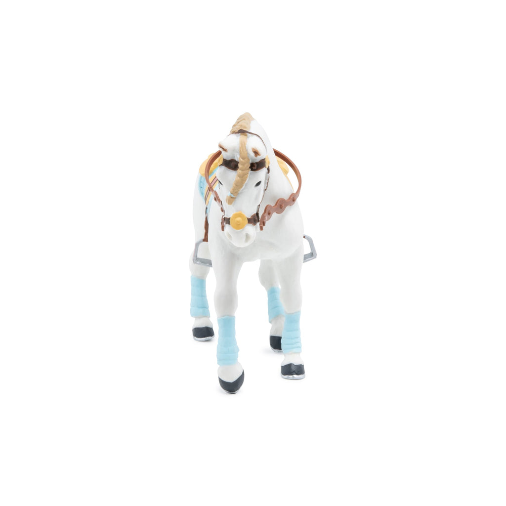 Figurine Cheval de la cavalière fashion bleue Papo - cheval
