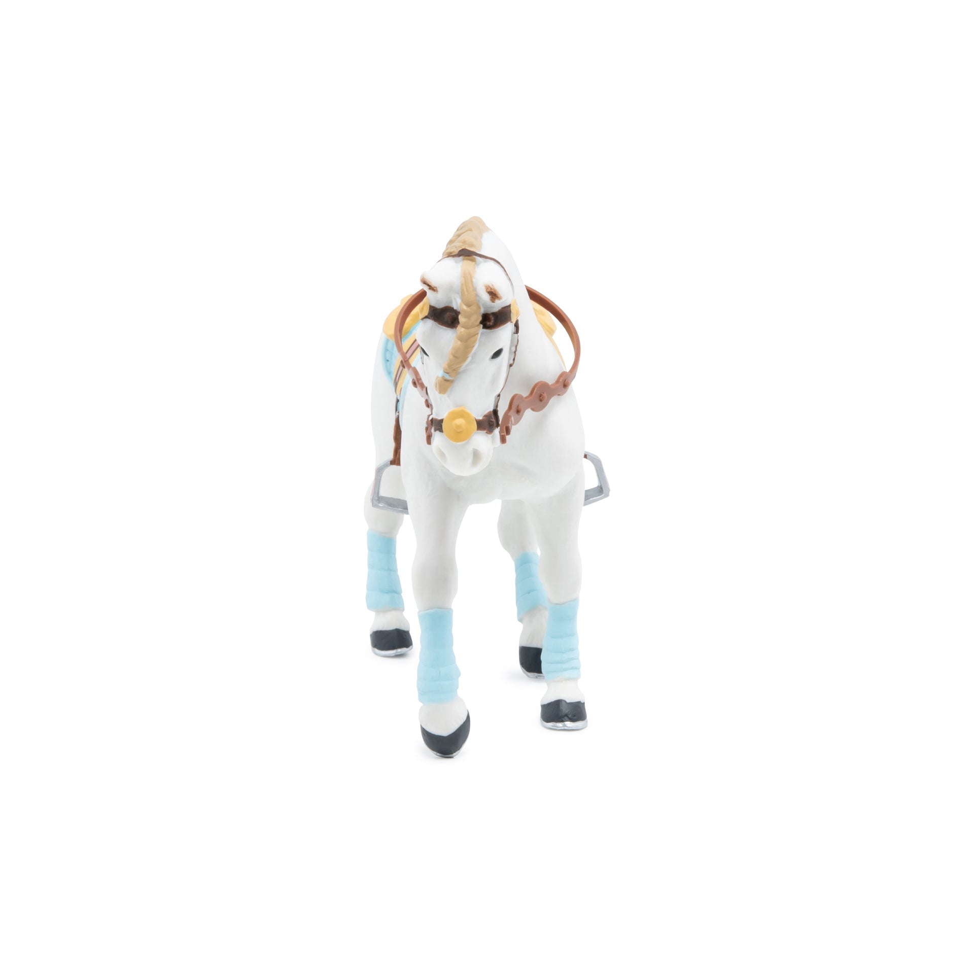 Figurine Cheval de la cavalière fashion bleue Papo - cheval