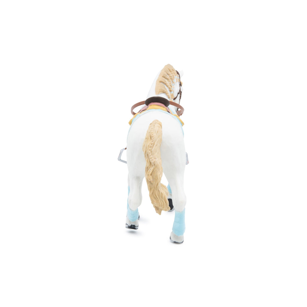 Figurine Cheval de la cavalière fashion bleue Papo - cheval