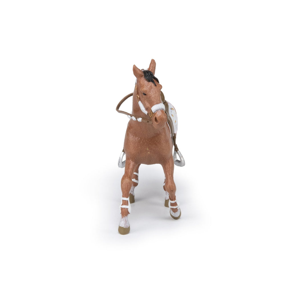 Figurine Cheval de la cavalière fashion hiver Papo - cheval