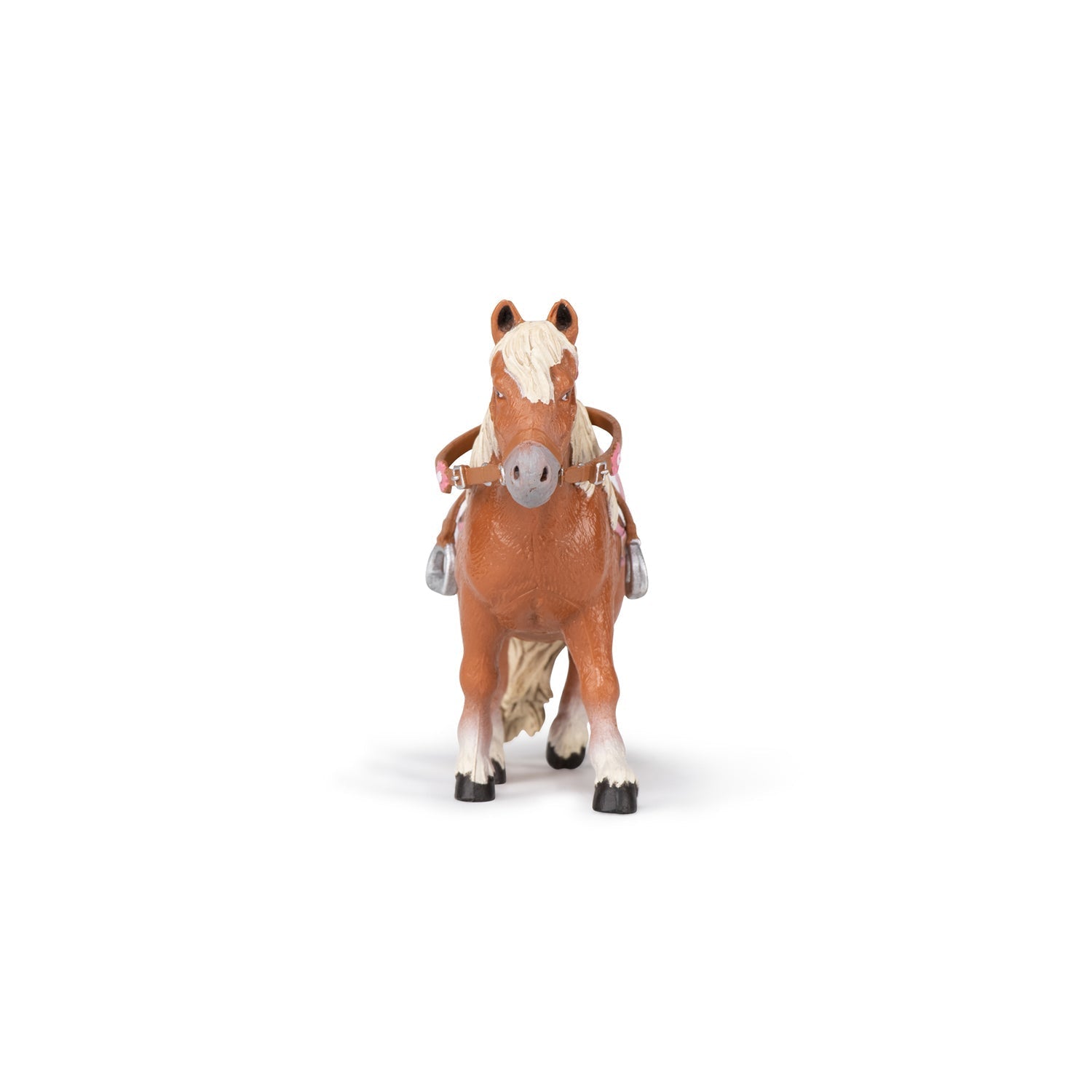 Figurine Poney Shetland avec selle Papo - cheval