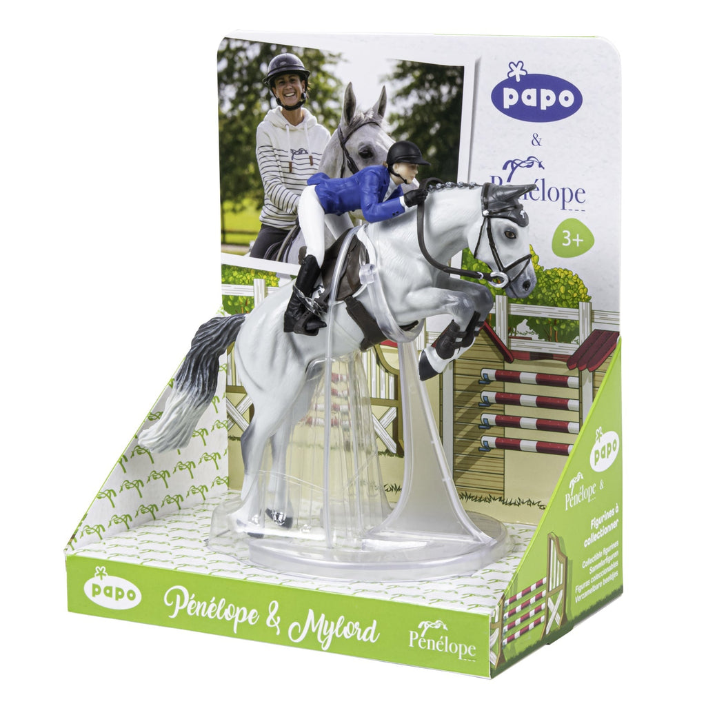 Figurine Pénélope et Mylord Papo - cheval