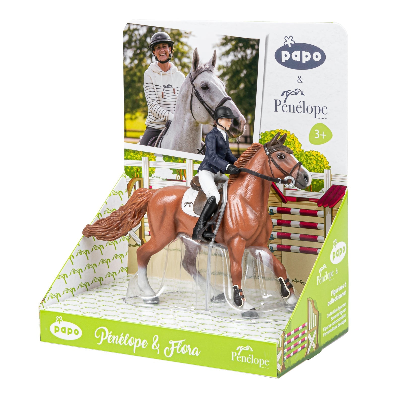 Figurine Pénélope et Flora Papo - cheval