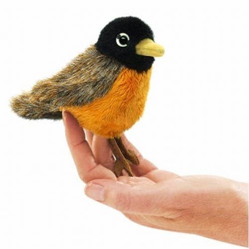 Marionnette à mano Mini Robin 2742/Mini Robin Folkmanis realista
