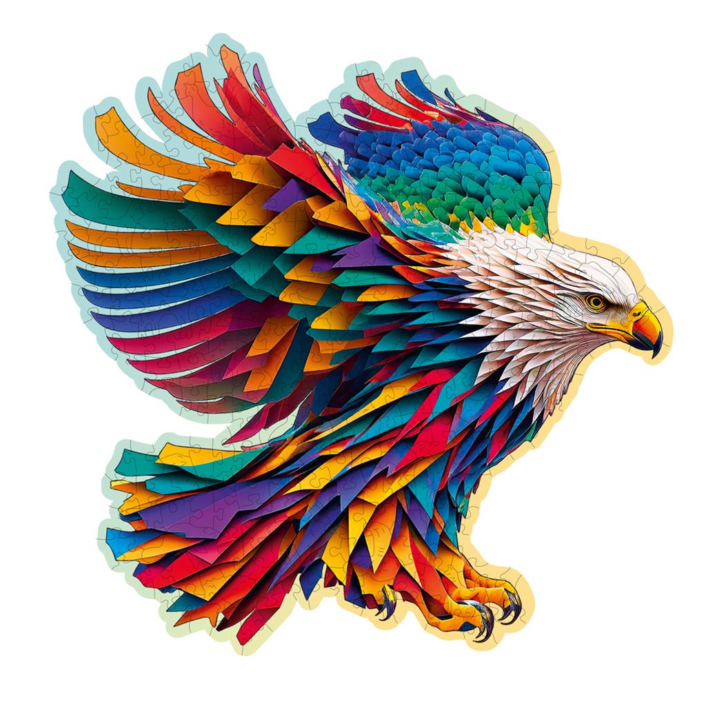 Puzzle Aigle 250 pièces Wooden.City - détail