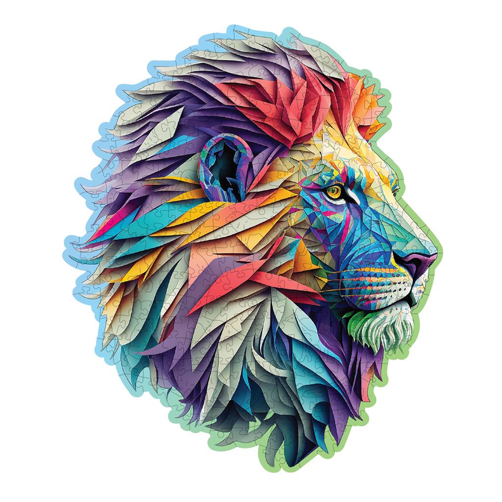 Puzzle Lion moderne 250 pièces - détail