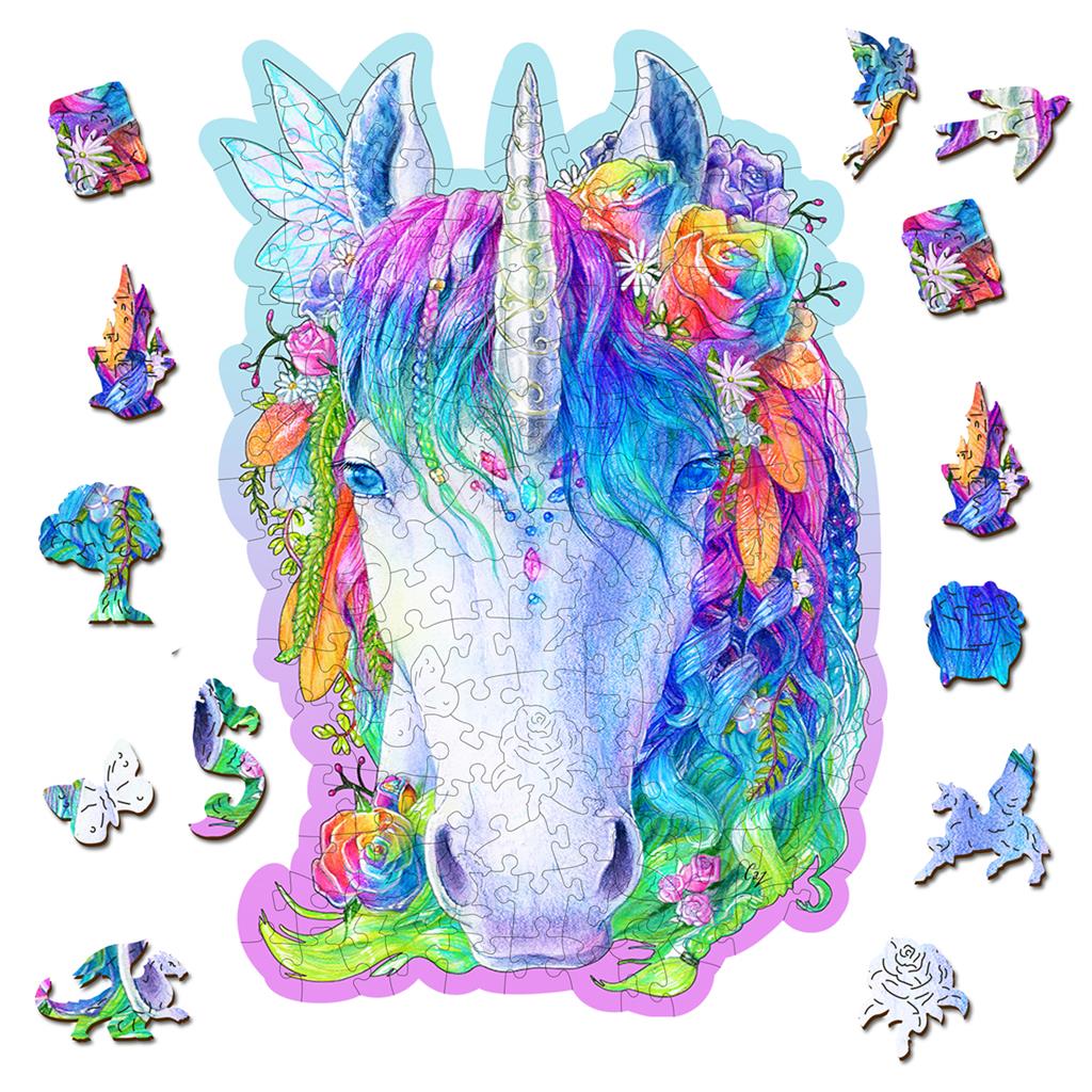 Puzzle Licorne élégante 150p
