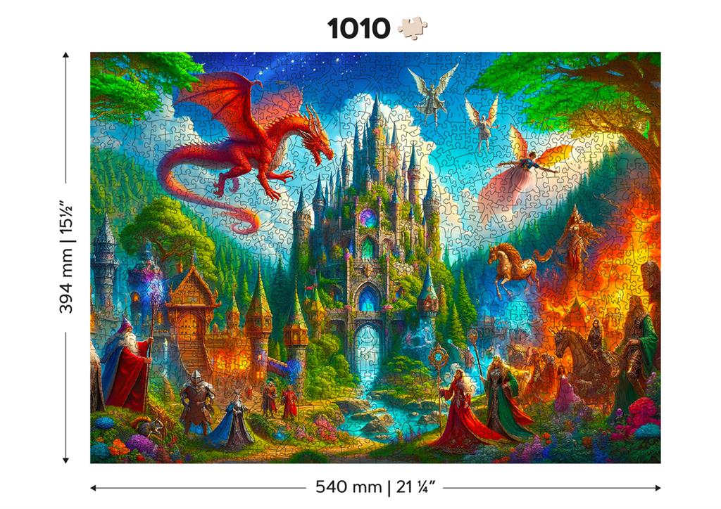 Puzzle Château fantastique - détail Wooden.City