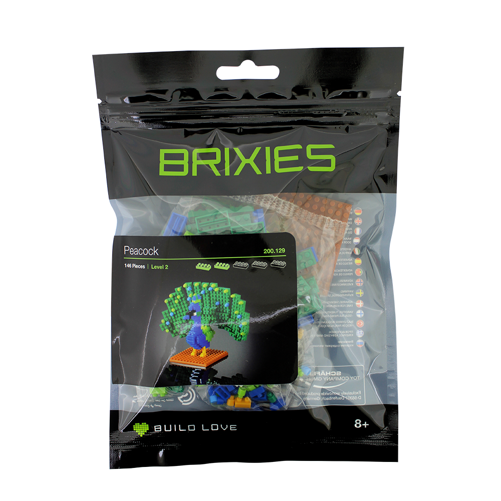BRIXIES Peacock
