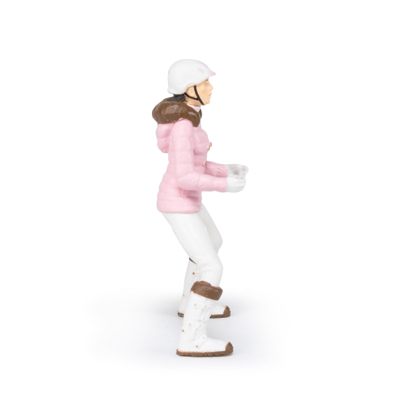 Figurine Cavalière fashion hiver Papo - cheval