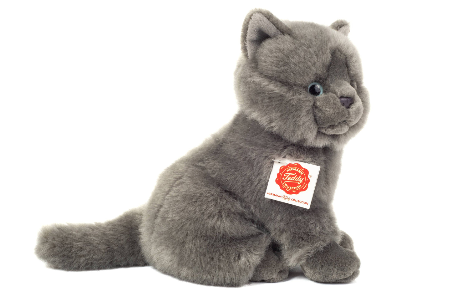 Peluche Chaton Chartreux assis