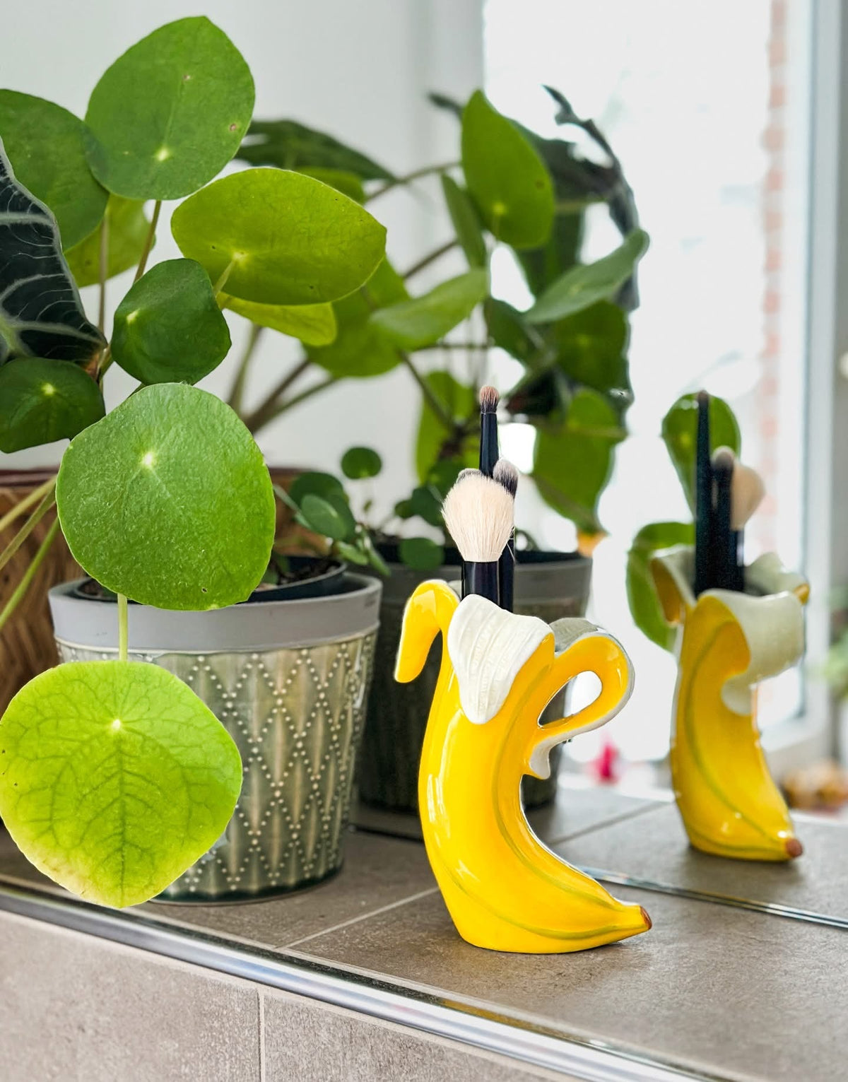 Kleine Vase Bananenromanze