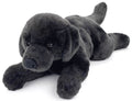 Labrador noir, couché - peluche Uni Toys