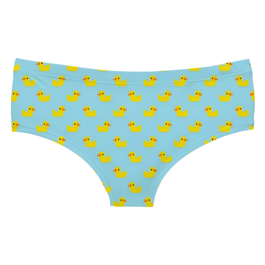 culotte canards de bain jaunes kukulote 