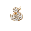 Alfinete de pato com strass