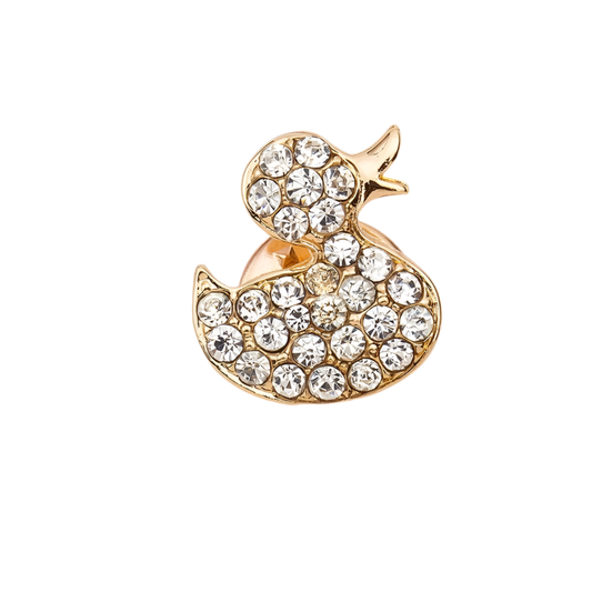 Pins Canard Strass Canard de Bain CoinCaillerie