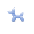 Bougie Chien Ballon Bleu Helio Ferretti Vue 1