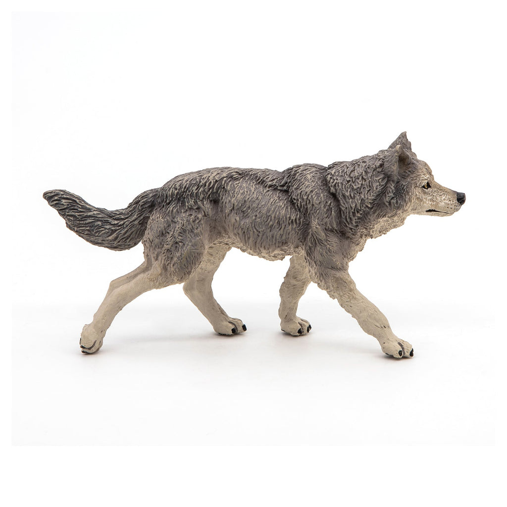 Figurine Louve grise Papo - animal sauvage